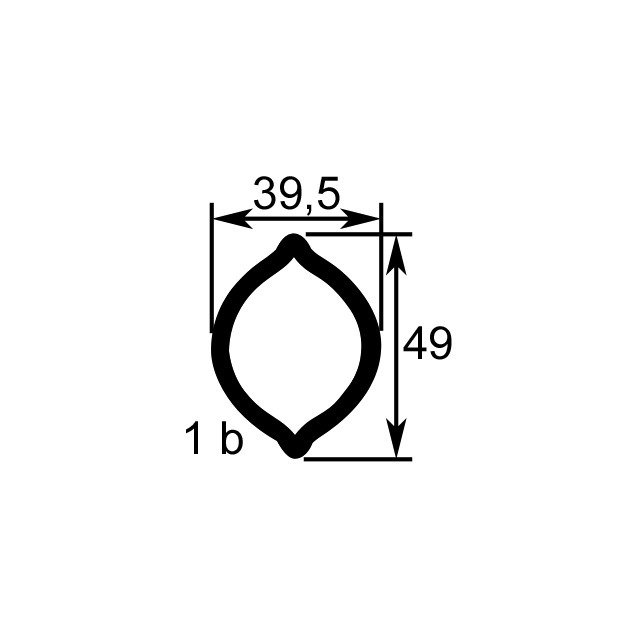 Machoire 27X75 Tube Citron 39,5X49 référence fournisseur WAL2122100